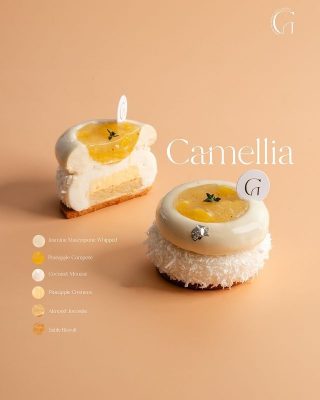bánh mousse dứa dừa