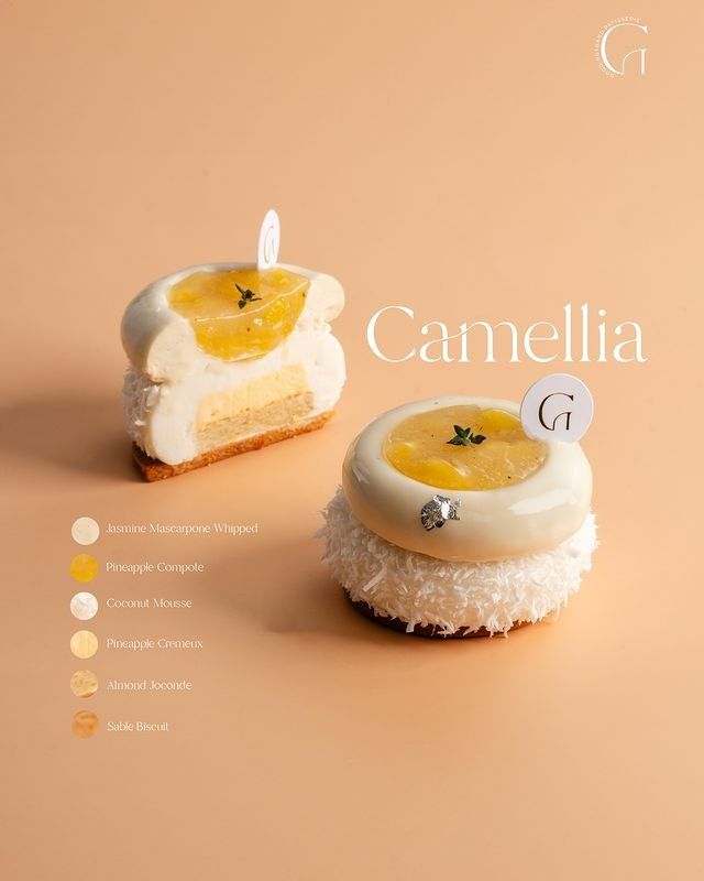 bánh mousse dứa dừa